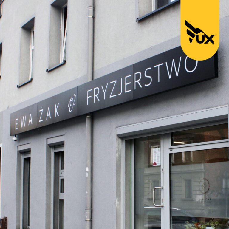 Ewa Żak Fryzjerstwo - kaseton reklamowy LED