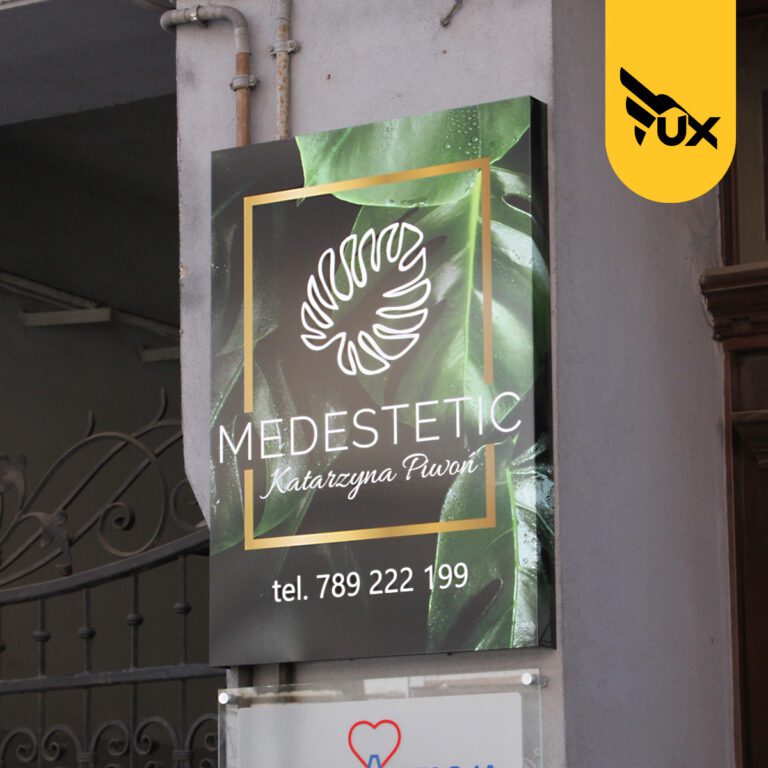 Medestetic - szyld reklamowy