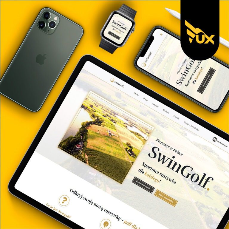 SwinGolf Międzywody - strona internetowa