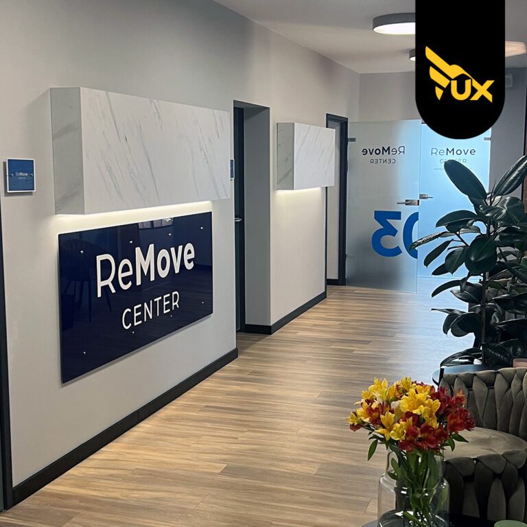 ReMove Center - oznakowanie firmy