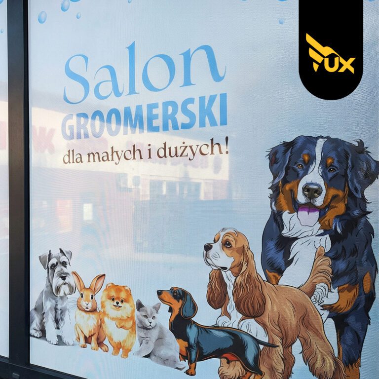 Go Groom - wyklejanie witryn